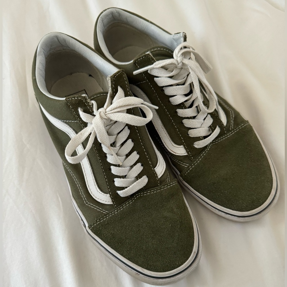 Green Old Skool canvas VANS